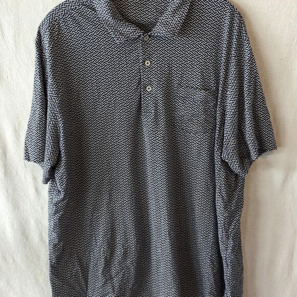 Polo by Ralph Lauren Other - Polo Ralph Lauren Performance Golf Polo Shirt Zig Zag Navy Blue Men's Size XL
